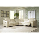 Signature Design by Ashley Center Line Power Reclining Leather Look 5 pc Sectional U6340558/U6340531/U6340577/U6340546/U6340562 IMAGE 3