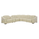 Signature Design by Ashley Center Line Power Reclining Leather Look 6 pc Sectional U6340558/U6340557/U6340531/U6340577/U6340546/U6340562 IMAGE 1
