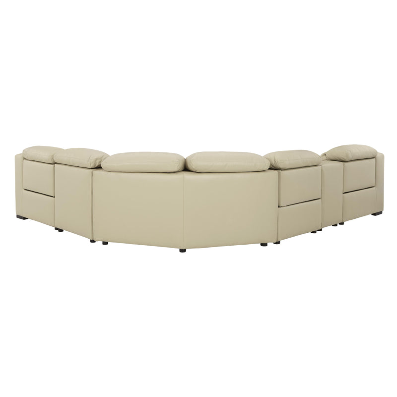 Signature Design by Ashley Center Line Power Reclining Leather Look 6 pc Sectional U6340558/U6340557/U6340531/U6340577/U6340546/U6340562 IMAGE 2