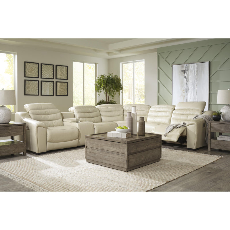 Signature Design by Ashley Center Line Power Reclining Leather Look 6 pc Sectional U6340558/U6340557/U6340531/U6340577/U6340546/U6340562 IMAGE 4