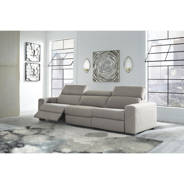 Signature Design by Ashley Mabton Power Reclining Fabric Sofa 7700558/7700546/7700562 IMAGE 1