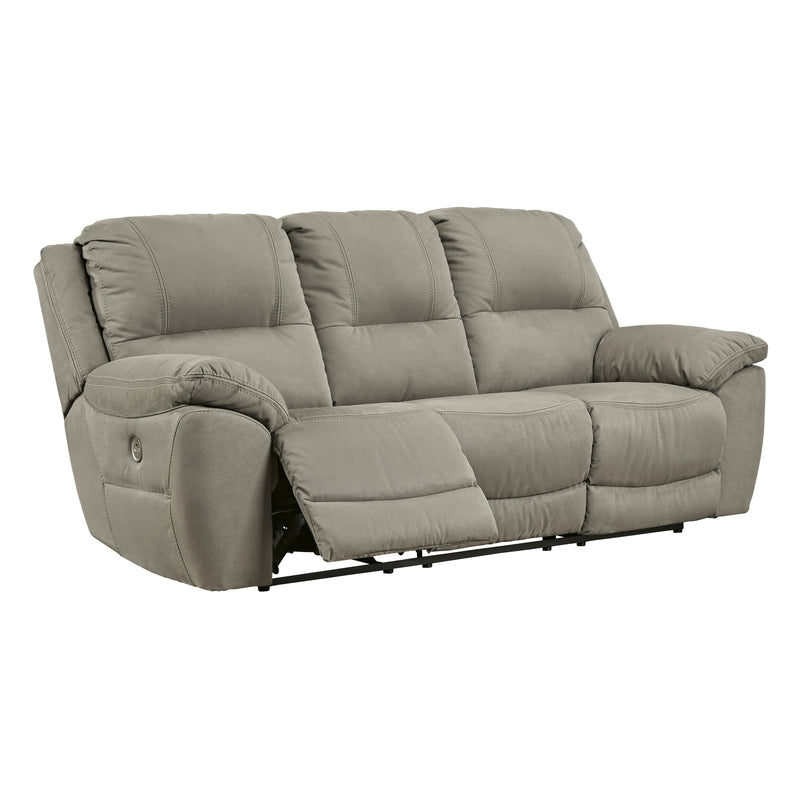 Signature Design by Ashley Next-Gen Gaucho Power Reclining Leather Look Sofa 5420387 IMAGE 2