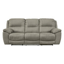 Signature Design by Ashley Next-Gen Gaucho Reclining Leather Look Sofa 5420388 IMAGE 3