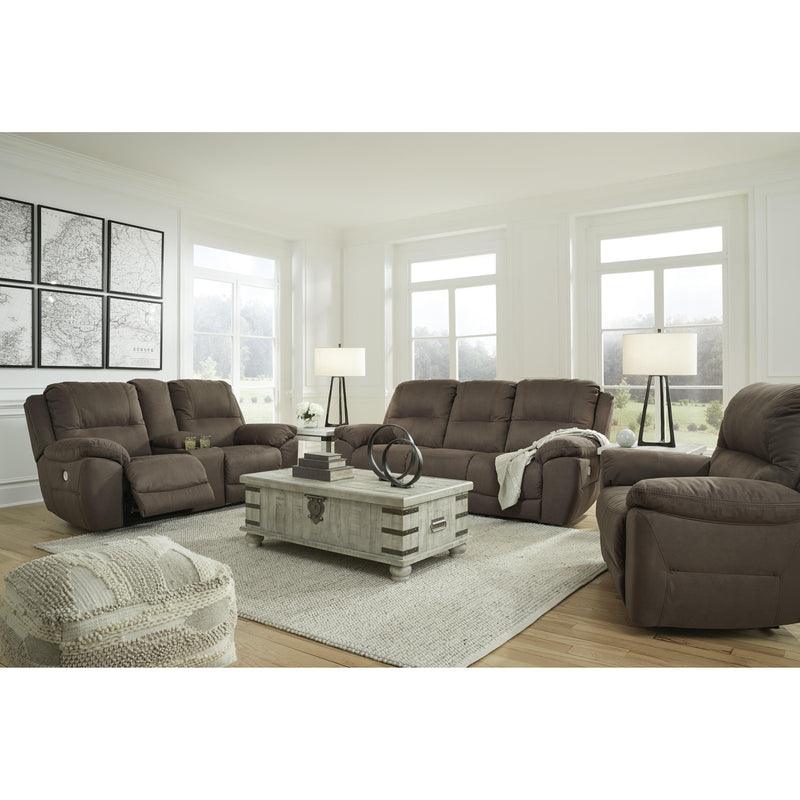 Signature Design by Ashley Next-Gen Gaucho Power Reclining Leather Look Sofa 5420487 IMAGE 11