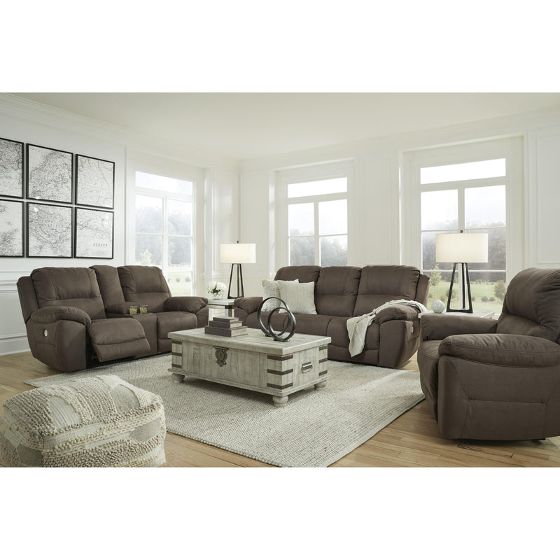 Signature Design by Ashley Next-Gen Gaucho Power Reclining Leather Look Sofa 5420487 IMAGE 12