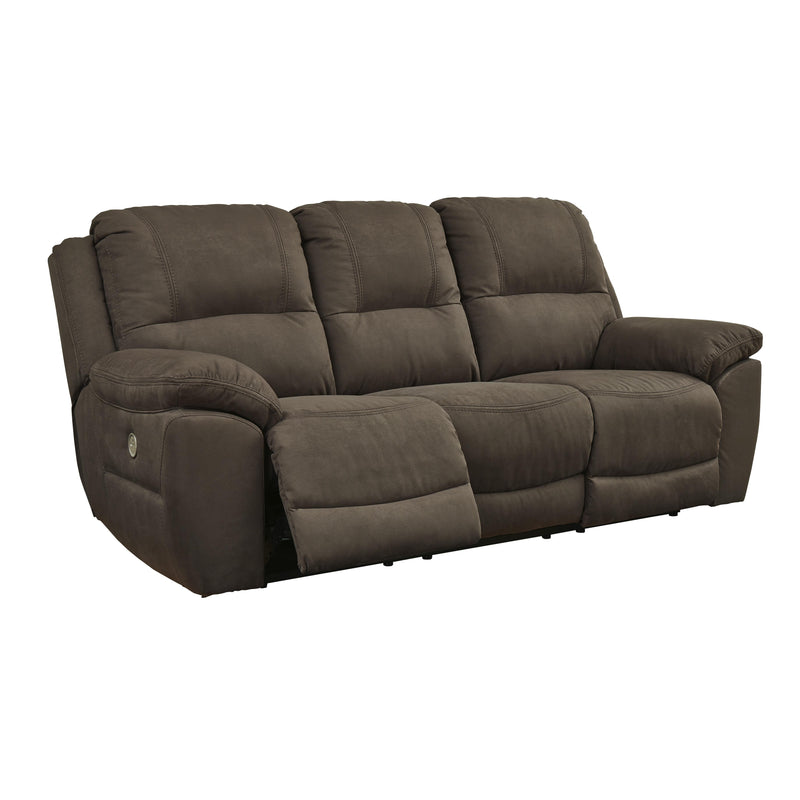 Signature Design by Ashley Next-Gen Gaucho Power Reclining Leather Look Sofa 5420487 IMAGE 2