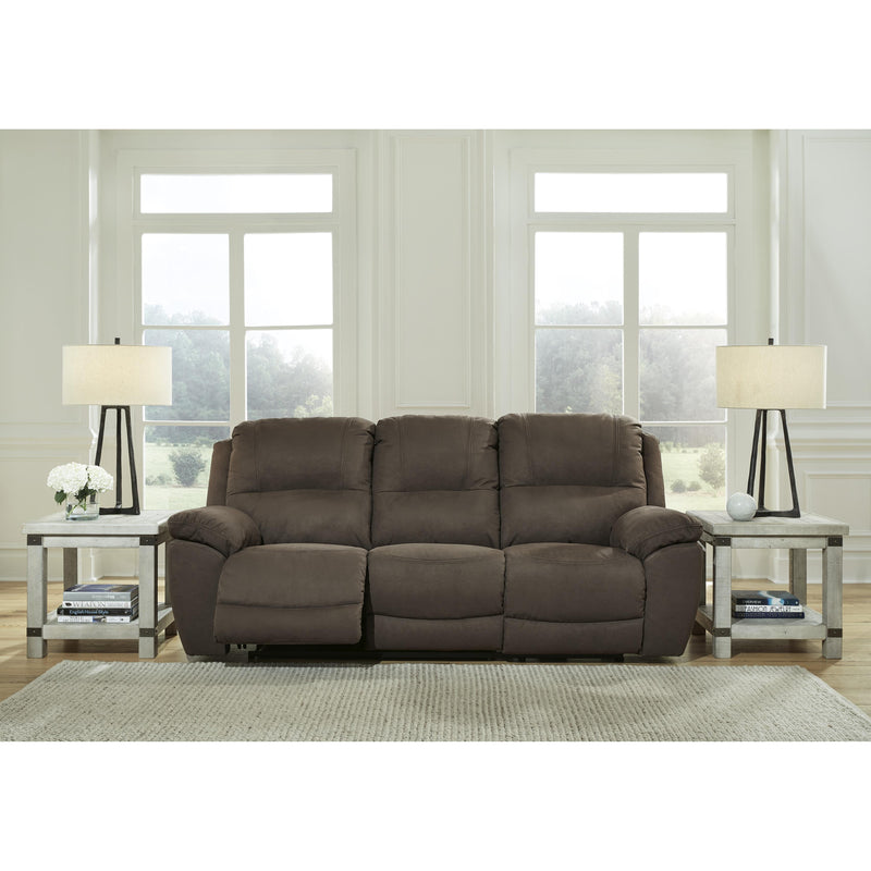 Signature Design by Ashley Next-Gen Gaucho Power Reclining Leather Look Sofa 5420487 IMAGE 6