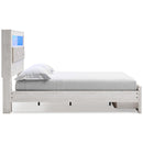 Signature Design by Ashley Altyra B2640B19 Queen Upholstered Bookcase Bed with Storage IMAGE 3