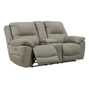 Signature Design by Ashley Next-Gen Gaucho 5420396 Double Reclining Power Loveseat with Console IMAGE 2