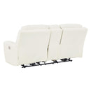 Signature Design by Ashley Warlin Power Reclining Leather Look Loveseat 6110418 IMAGE 5