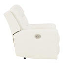 Signature Design by Ashley Warlin Power Leather Look Recliner 6110413 IMAGE 4