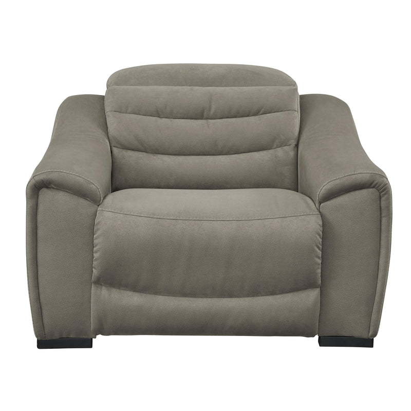 Signature Design by Ashley Next-Gen Gaucho Power Rocker Leather Look Recliner 5850413 IMAGE 3