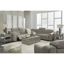 Signature Design by Ashley Next-Gen Gaucho Power Rocker Leather Look Recliner 5850413 IMAGE 9