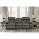 Signature Design by Ashley Willamen Reclining Leather Look Sofa 1480189 IMAGE 5