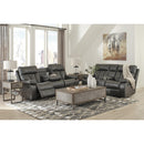 Signature Design by Ashley Willamen Reclining Leather Look Sofa 1480189 IMAGE 9