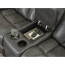 Signature Design by Ashley Willamen Power Reclining Leather Look Loveseat 1480194 IMAGE 6