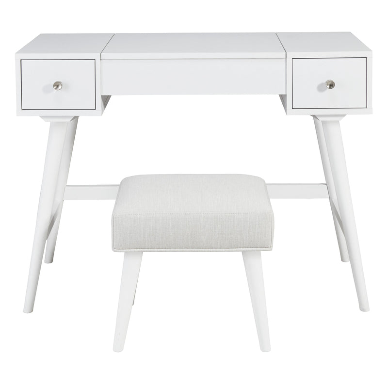 Signature Design by Ashley Thadamere B060-122 Vanity/Upholstered Stool IMAGE 3