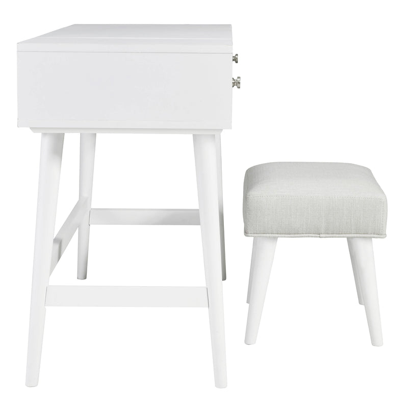 Signature Design by Ashley Thadamere B060-122 Vanity/Upholstered Stool IMAGE 4