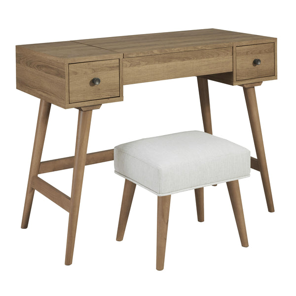 Signature Design by Ashley Thadamere B060-22 Vanity/Upholstered Stool IMAGE 1