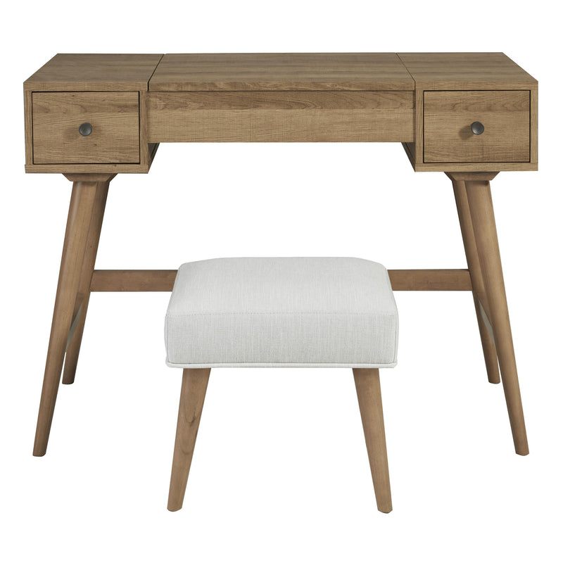 Signature Design by Ashley Thadamere B060-22 Vanity/Upholstered Stool IMAGE 3