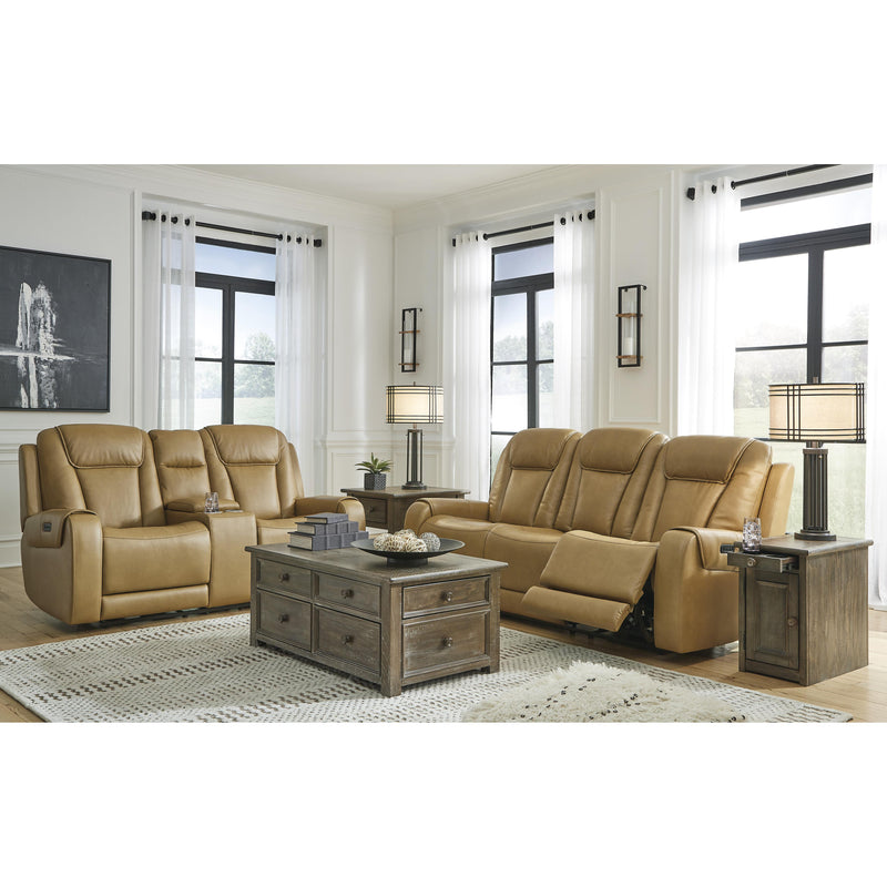 Signature Design by Ashley Card Player Power Reclining Leather Look Sofa 1180715 IMAGE 17