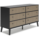Signature Design by Ashley Charlang EB1198-231 Six Drawer Dresser IMAGE 1