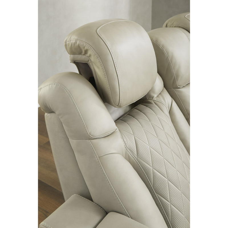 Signature Design by Ashley Strikefirst Power Leather Look Recliner U1280613 IMAGE 7