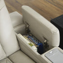 Signature Design by Ashley Strikefirst Power Reclining Leather Look Loveseat U1280618 IMAGE 12