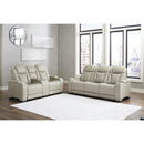 Signature Design by Ashley Strikefirst Power Reclining Leather Look Loveseat U1280618 IMAGE 14