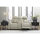 Signature Design by Ashley Strikefirst Power Reclining Leather Look Loveseat U1280618 IMAGE 6