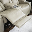 Signature Design by Ashley Strikefirst Power Reclining Leather Look Loveseat U1280618 IMAGE 8