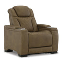 Signature Design by Ashley Strikefirst Power Leather Match Recliner U1280713 IMAGE 1
