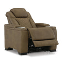 Signature Design by Ashley Strikefirst Power Leather Match Recliner U1280713 IMAGE 2