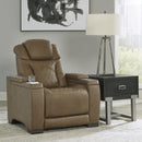 Signature Design by Ashley Strikefirst Power Leather Match Recliner U1280713 IMAGE 5