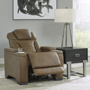 Signature Design by Ashley Strikefirst Power Leather Match Recliner U1280713 IMAGE 6