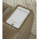 Signature Design by Ashley Strikefirst Power Leather Match Recliner U1280713 IMAGE 9