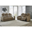 Signature Design by Ashley Strikefirst Power Reclining Leather Match Sofa U1280715 IMAGE 15