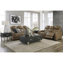 Signature Design by Ashley Strikefirst Power Reclining Leather Match Sofa U1280715 IMAGE 18