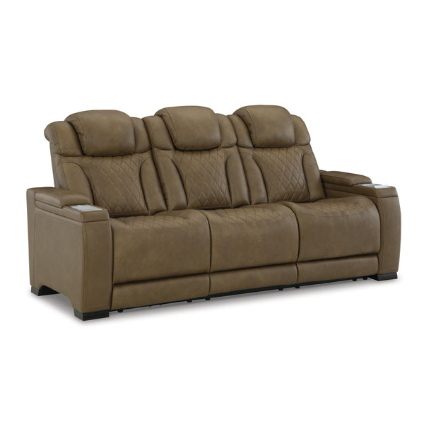 Signature Design by Ashley Strikefirst Power Reclining Leather Match Sofa U1280715 IMAGE 1