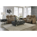 Signature Design by Ashley Strikefirst Power Reclining Leather Match Loveseat U1280718 IMAGE 16