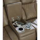 Signature Design by Ashley Strikefirst Power Reclining Leather Match Loveseat U1280718 IMAGE 7