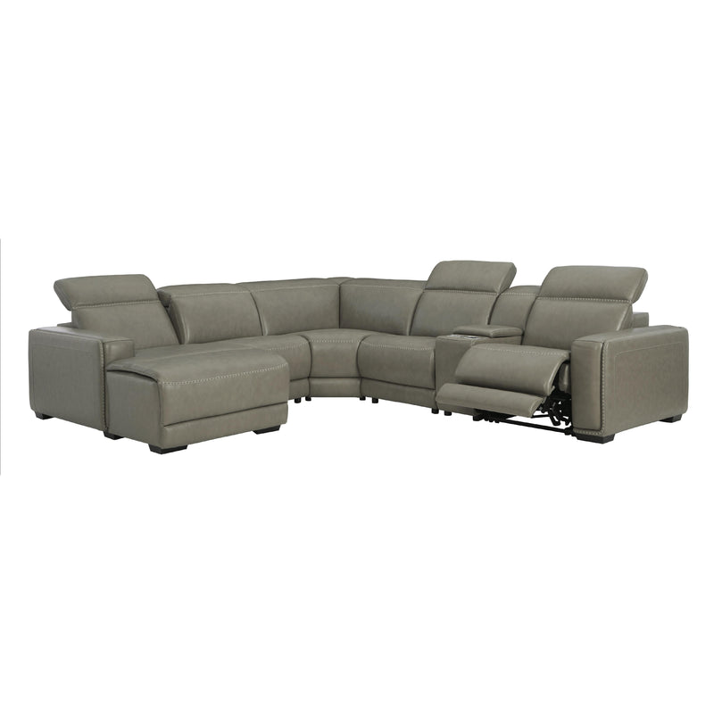 Signature Design by Ashley Correze Power Reclining Leather Match 6 pc Sectional U9420279/U9420246/U9420277/U9420246A/U9420257/U9420262 IMAGE 1