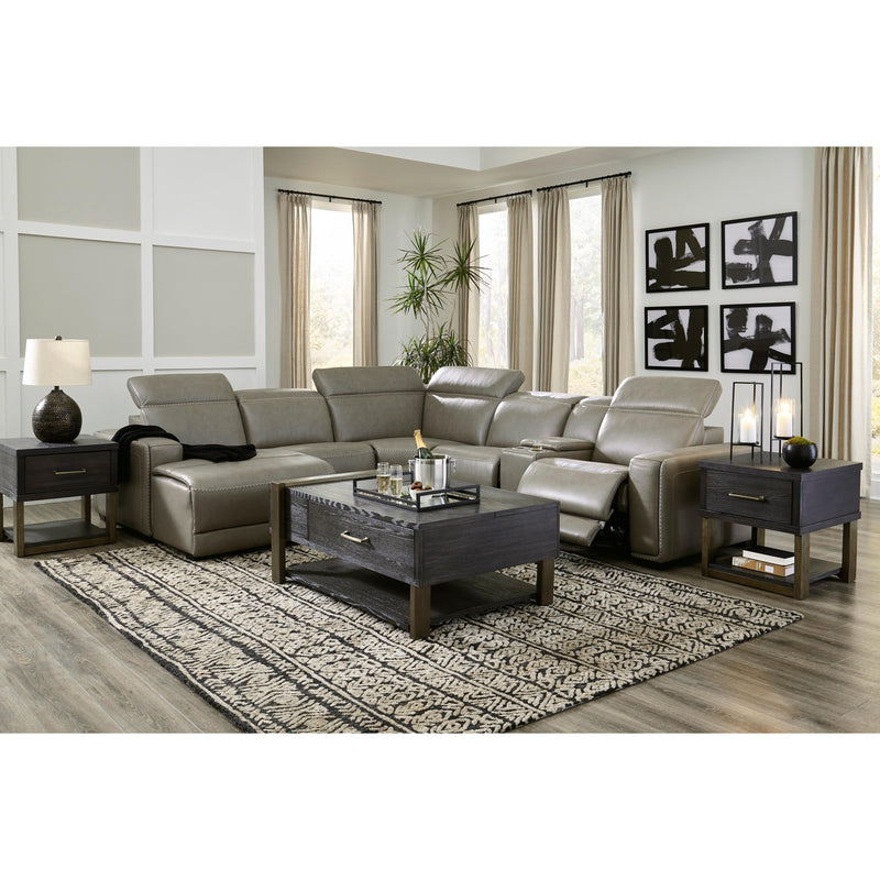 Signature Design by Ashley Correze Power Reclining Leather Match 6 pc Sectional U9420279/U9420246/U9420277/U9420246A/U9420257/U9420262 IMAGE 3