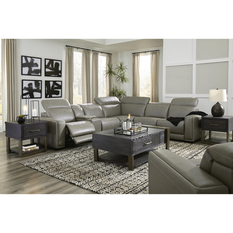 Signature Design by Ashley Correze Power Reclining Leather Match 6 pc Sectional U9420258/U9420257/U9420246A/U9420277/U9420246/U9420262 IMAGE 4