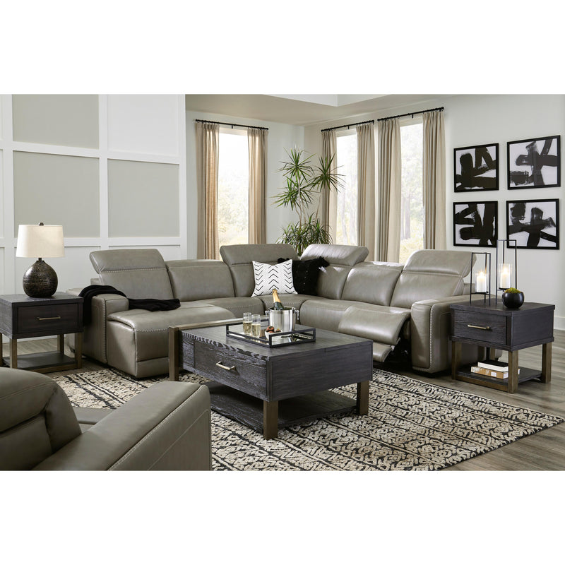 Signature Design by Ashley Correze Power Reclining Leather Match 5 pc Sectional U9420246/U9420246A/U9420262/U9420277/U9420279 IMAGE 4