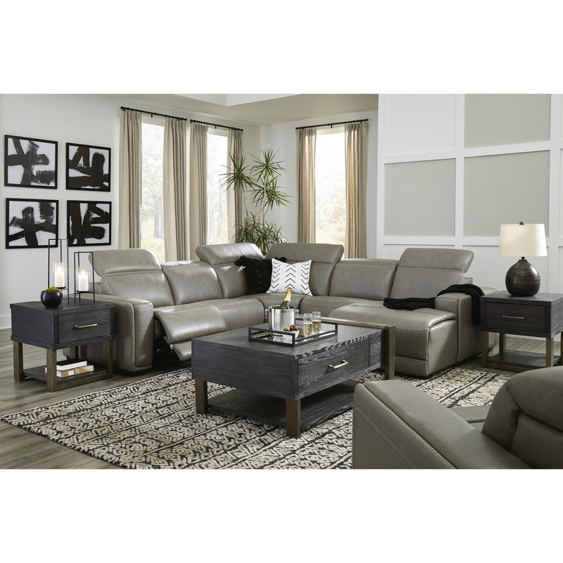 Signature Design by Ashley Correze Power Reclining Leather Match 5 pc Sectional U9420246/U9420246A/U9420258/U9420277/U9420297 IMAGE 4