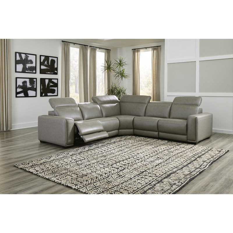 Signature Design by Ashley Correze Power Reclining Leather Match 5 pc Sectional U9420258/U9420246A/U9420277/U9420246/U9420262 IMAGE 3