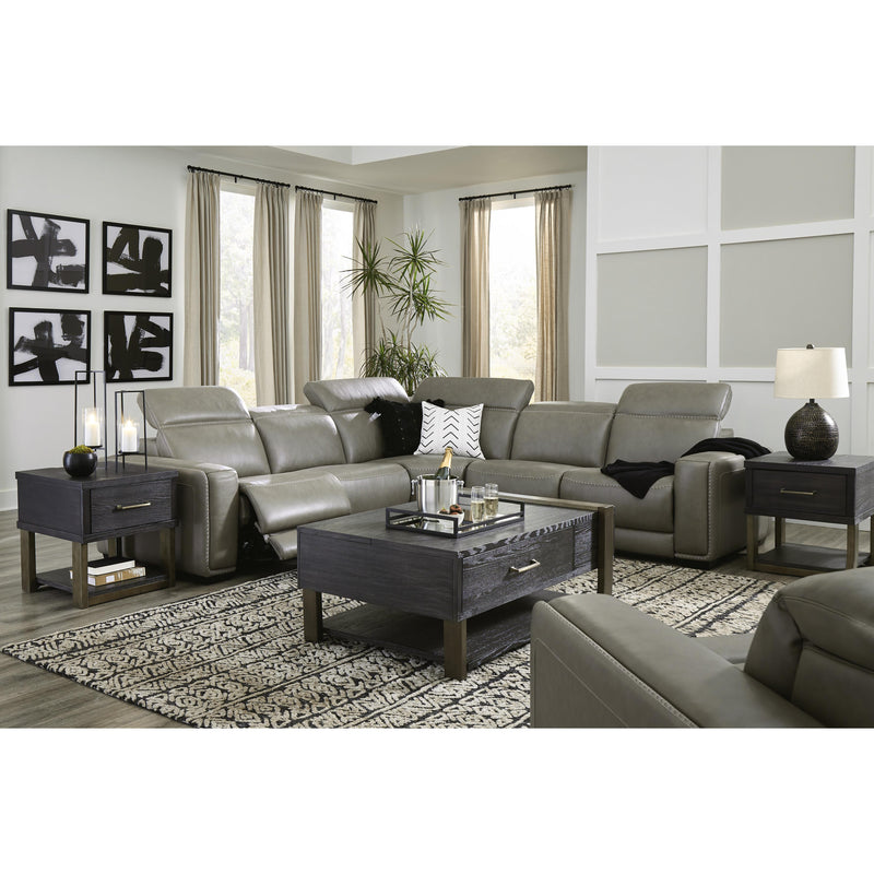 Signature Design by Ashley Correze Power Reclining Leather Match 5 pc Sectional U9420258/U9420246A/U9420277/U9420246/U9420262 IMAGE 6