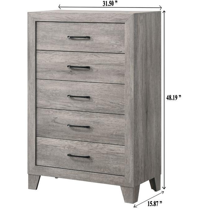 Crown Mark Hopkins 5-Drawer Chest B9320-4 IMAGE 4