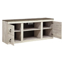 Signature Design by Ashley Willowton EW0267-268 Large TV Stand with Fireplace Option IMAGE 2